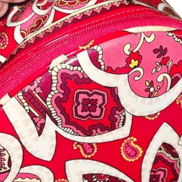 Vera Bradley Rosy Posies Sweetheart Patent Mini Bag - Picture 7 of 7